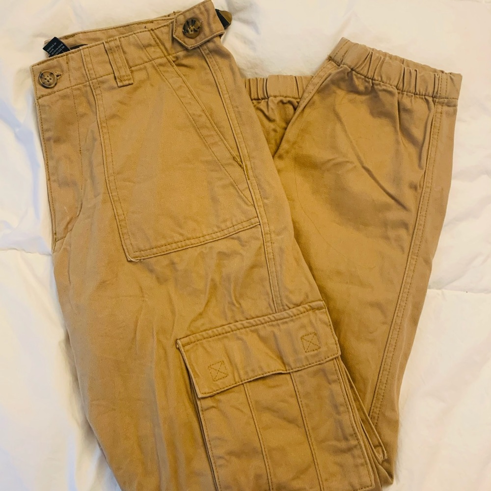 Khaki cargo pants
